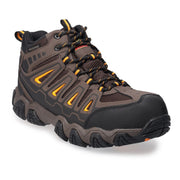 Thorogood Crosstrex Mid Composite Toe Waterproof Work Boot, Brown/Orange, Size 11 M, 804-4291