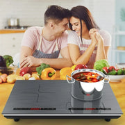 VBGK DD006 24 Inch 2 Burner 4000W Plug Electric Countertop Hot Plate