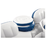 Intex 56856WL RiverRun2-2 Person Inflatable Floating Water Tube with Cooler and Quick Connects