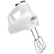 KitchenAid KHM512WH Ultra Power 5-Speed White Hand Mixer