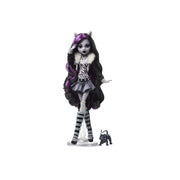 Mattel HKN28 Monster High Clawdeen Wolf Doll with Posters, Black/White