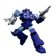 Blokees Transformers Action Edition 03 Soundwave Action Figure, 8-Inch, Multicolor, Magnetic-Activated Lights and Sounds, 58 Movable Points, Tool-Free Assembly, 71172