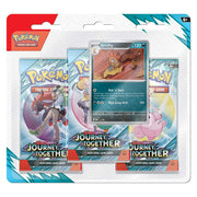 Pokemon 100-10355 TCG Scarlet & Violet 9 Journey Together Three Booster Blister