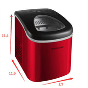 Frigidaire EFIC130-SSRED 26 lbs/Day Capacity Bullet Ice Maker, Red Stainless Steel