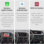 Road Top CP-ZL-AUDI-Q5U Wireless Carplay Android Auto Retrofit Kit for Audi Selected Models with Camera Support