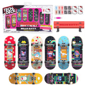 Tech Deck Powell Peralta Sk8shop Bonus Pack Fingerboard Skateboard Set, 8 Customizable Fingerboards with Ramp, Multicolor, 6076639