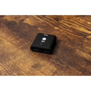 GE 2-Port 8K HDMI Switch, HDMI 2.1, USB-C Powered, Black Aluminum Housing, LED Indicator, 6ft Cable