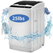 Ktaxon XQB70-1682.3Cu.Ft. Portable Washing Machine, Full Automatic Washer and Dryer Combo, 25lbs