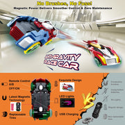 BUBUQE Slot Car Race Track Sets Dual-Player Electric RC Cars for Boys Kids 6-12 Vehicle Playsets