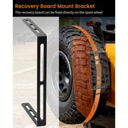 ChengXin Lockable Universal Quick Release Spare Tire Mount Kit with Ratchet Strap, Fit for 30-40 Inch Diameter Tires, Steel