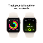 Apple Watch SE 3 40mm Starlight Aluminum - Starlight Sport Band MEH54LW/A