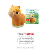 Tonies My First Farm Set, 3-Pack Soft Squeezable Audio Figurines with Cow, Pig, Horse, Silicone, Ages 1+