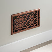 Signature Hardware Old Victorian Steel Oversized Wall Register, Oil Rubbed Bronze, 6 in x 12 in, 954033-OVW-612