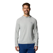 Columbia Men's PFG Wild Cast Sun Hoodie, Omni-Shade UPF 50, Omni-Freeze Cooling, Nylon Blend, Marine Light, 2120831482