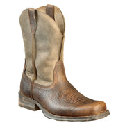 Ariat Rambler Pull-On Western Boots for Men - Earth/Brown Bomber - 10 M