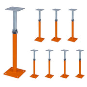 Beslands House Floor Jacks, 8 Pack, 6 Ton Capacity, Adjustable Height 11.8-16 in, Galvanized Telescoping Steel Jacks for Lifting and Support, 0710