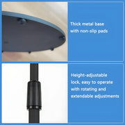 Ymokee 128 2-Pack Speaker Stand, Height Adjustable Speaker Floor Stands for Satellite & Bookshelf Speaker