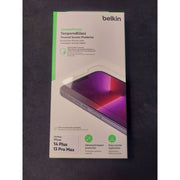 Belkin OVY013zz-RF ScreenForce Tempered Glass Screen Protector for Apple 14 Plus/13 Pro Max with EZ Align Tray