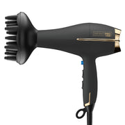 InfinitiPRO by Conair 653 Full Body & Shine Pro Black and Gold Hair Dryer
