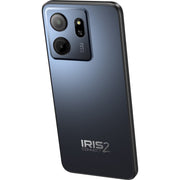 Consumer Cellular IRIS Connect II Prepaid Phone, 6.7-Inch Display, 5G, Android 15, 64GB, Gray