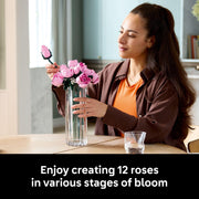 LEGO Botanicals Bouquet of Pink Roses Building Set, 789 Pieces, Pink and White, Model 10374