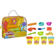 Play-Doh B1169 Starter Set 9-Piece Kit with Storage Tote & 4 Modeling Compound Cans, Arts and Crafts for Kids