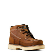 Ariat Rebar Lift Chukka Work Boots, Full-Grain Leather, ASTM Electrical Hazard and Slip Resistant, Distressed Brown, 9.5, 10050836