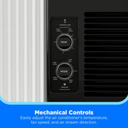 Midea MAW05M1WBL-N 5,000 BTU Mechanical Window Air Conditioner, 150 Sq Ft, Black