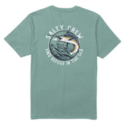 Salty Crew 25035135-Mack Schooled Graphic Short-Sleeve T-Shirt - Mackerel - L