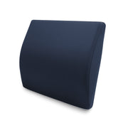 Tempur-Pedic Lumbar Support Memory Foam Cushion, Travel Size, Blue, 12x10x2 in, 256946