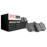 Dynamic Friction Company 5000 Advanced Low Metallic Brake Pads, Front or Rear Set, 4 Pieces, 1551-0688-00