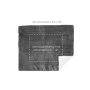 Pure Enrichment Purerelief Xxl Ultra-Wide Microplush Heating Pad PEHPWD2-G - GRAY ONE SIZE
