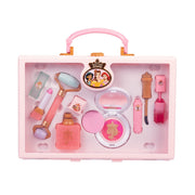 Beatie Disney Princess Style Collection Trendy Pretend Play Makeup Tote, Pink, 11-Piece Set