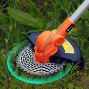 Ukoke Cordless Grass Trimmer and Brush Cutter, 40V Brushless Motor, 9-Inch Interchangeable Blade, 2.0Ah Lithium-Ion Battery with Charger, Adjustable Telescopic Shaft, Soft-Grip Handle, ST2308-B