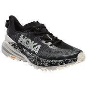 HOKA Speedgoat 6 Trail Running Shoes for Men - Black/Stardust - 12M