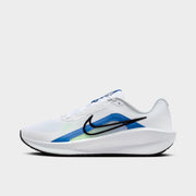 Nike Downshifter 13 Men's Running Shoes, Sustainable Mesh Upper, Shock-Absorbing Midsole, White Star Blue Green Strike FD6454-103