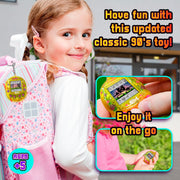 Top Secret Toys GigaPets StarCat CompuKitty Virtual Interactive Pet Keychain, Dual Pets, Classic and Magic Edition, Kids 5 and Up, 1108