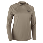 Milwaukee F550N-XS Women's WORKSKIN Hooded Sun Shirt, XS, Sandstone