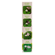 Athletic Works Dual Surface Golf Practice Mat, Heavy-Duty Synthetic Grass, Non-Slip Rubber Base, Green, 1 ft x 2 ft, WAL016