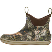 Xtratuf Men's 6in Ankle Deck Boat Fishing Boots, Waterproof, Slip Resistant, Lightweight Rubber, Mossy Oak Country DNA, XMAB-MDNA