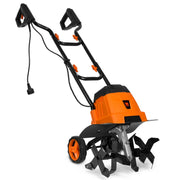 WEN TC0714 7-Amp 14.2-Inch Electric Tiller and Cultivator, Black/Orange