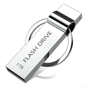 MAOLAI USB Flash Drive, 1TB High Capacity, Zinc Alloy Metal Body with Keychain Loop, Compatible with Windows macOS Linux Android