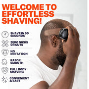 Freebird FlexSeries Pro Electric Shaver Kit, Cordless Rechargeable Waterproof Head & Body Shaver with Rotary Blades, Wet/Dry Use, 90-Minute Battery