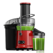 SiFENE Centrifugal Juicer, 800W Dual Speed Motor, Large 3.2-Inch Feed Chute, German Stainless Steel Micro-Mesh Filter, Red