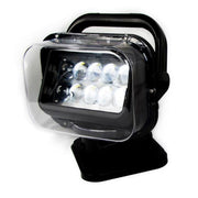Race Sport Motorized 50W LED Spotlight with Remote Swivel, Black