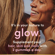 Nature's Bounty Hair Skin and Nails Vitamins with Biotin, Strawberry Flavor Gummies, 2500 mcg, 140 Count, 080152