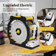 Zelvoro 3D Industrial Filament Respooler Machine, Electric Printer Winder, Yellow