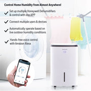 Honeywell TP70AWKN Pint 3-Speed Dehumidifier