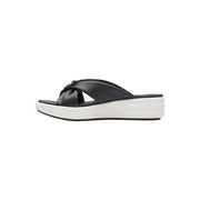 Clarks Of England Clarks Womens Cloudsteppers Drift Ave Flip-Flops - BLACK 7 1/2 MEDIUM