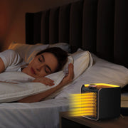 Ontel Handy Heater Instant Heat Electric Space Heater, Copper Infused Ceramic Technology, 1200W, Adjustable Heat Settings, Portable Black 24020